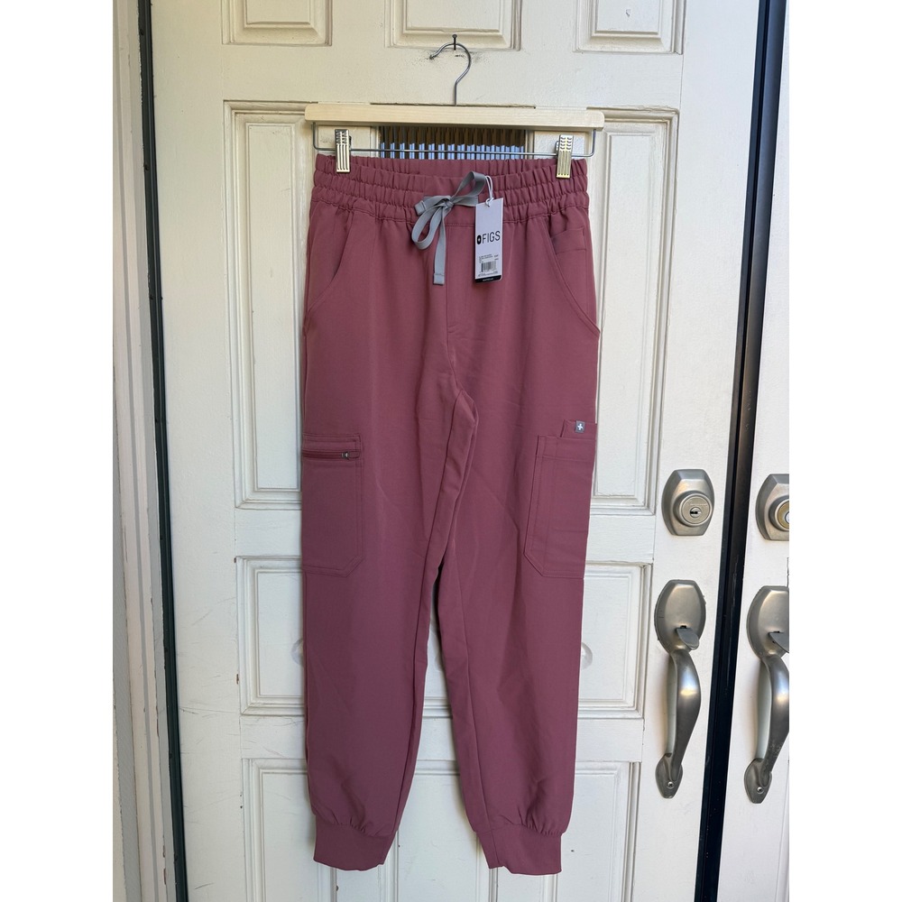 Figs High Waisted Uman Relaxed Jogger Scrub Pant Mauve Pink Size XXSP NWT